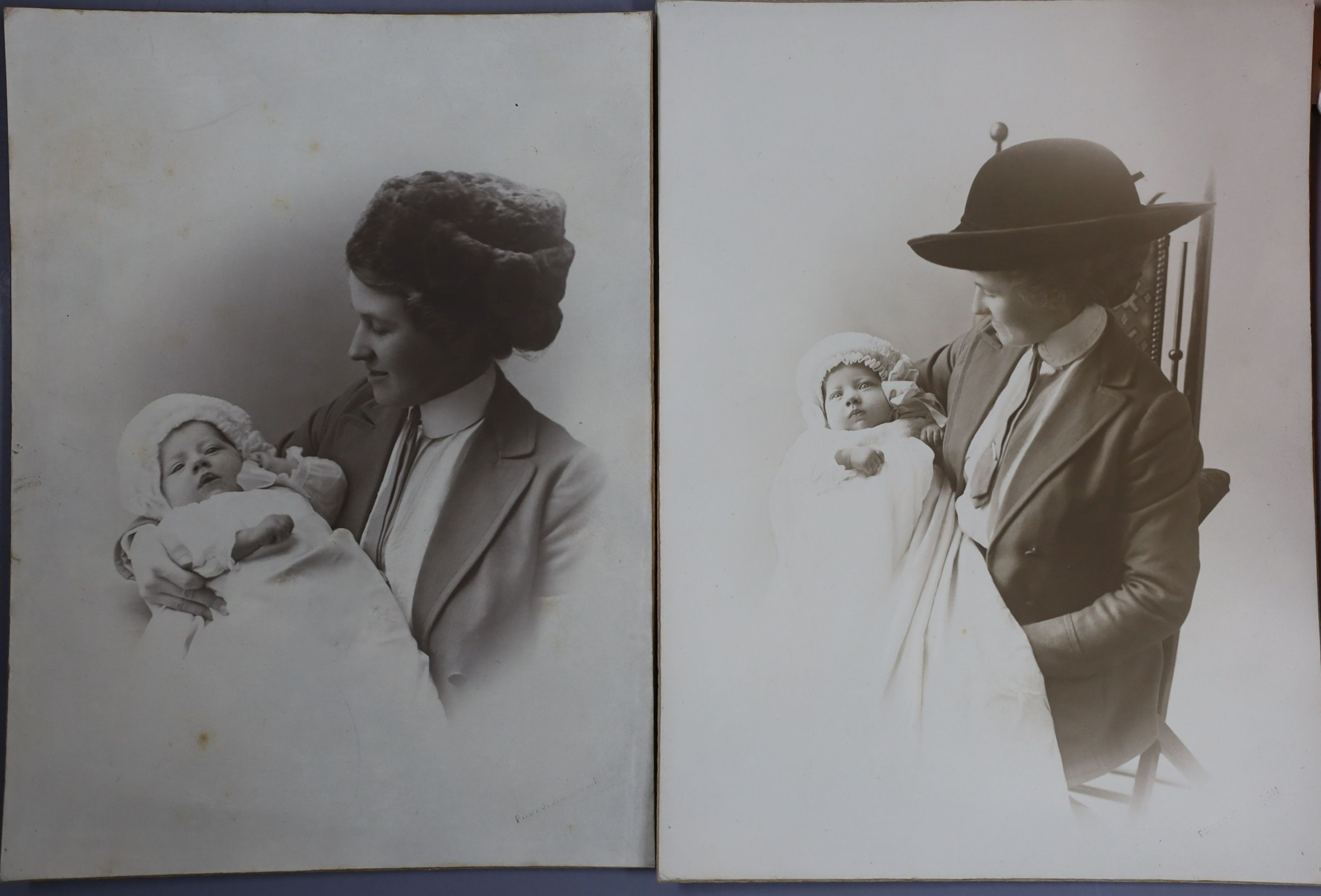 A collection of daguerrotypes, domestic photos